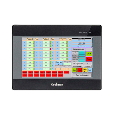 Coolmay 7 Zoll Digital Controller 64 MB ROM RS232 RS485 HMI Plc alles in einem