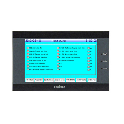 5-Zoll-Touchscreen-HMI-SPS-Kombination 32-Bit-HMI-SPS-Controller Max. 4AI/2AO